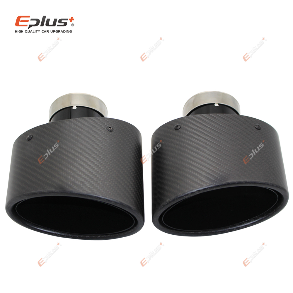 Decorating Tip Set - Universal Car Matte Carbon Fiber Muffler