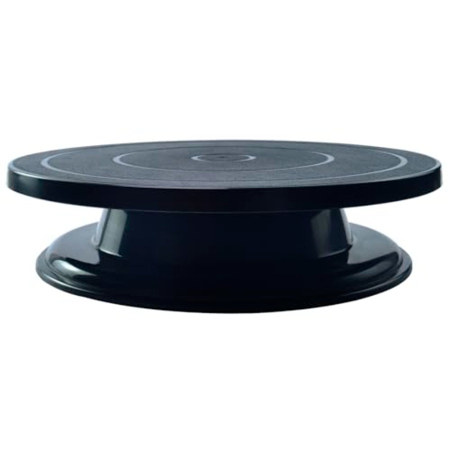 Decorating Tip Set - 1 PCS Cake Turntable Black 11''