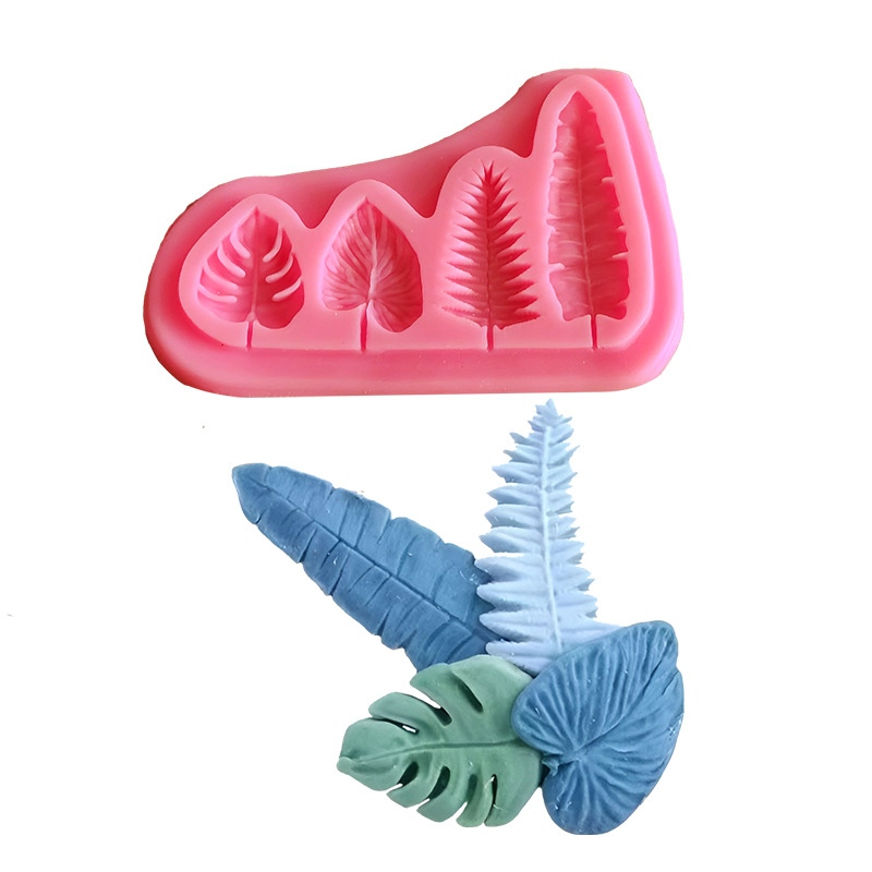 Kitchen Baking Items - Palm Leaves And Turtle Leaf Silicone