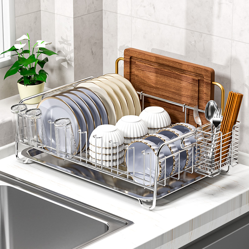 Kitchen Utensils - Stainless Steel 304 Kitchen Storage Rack