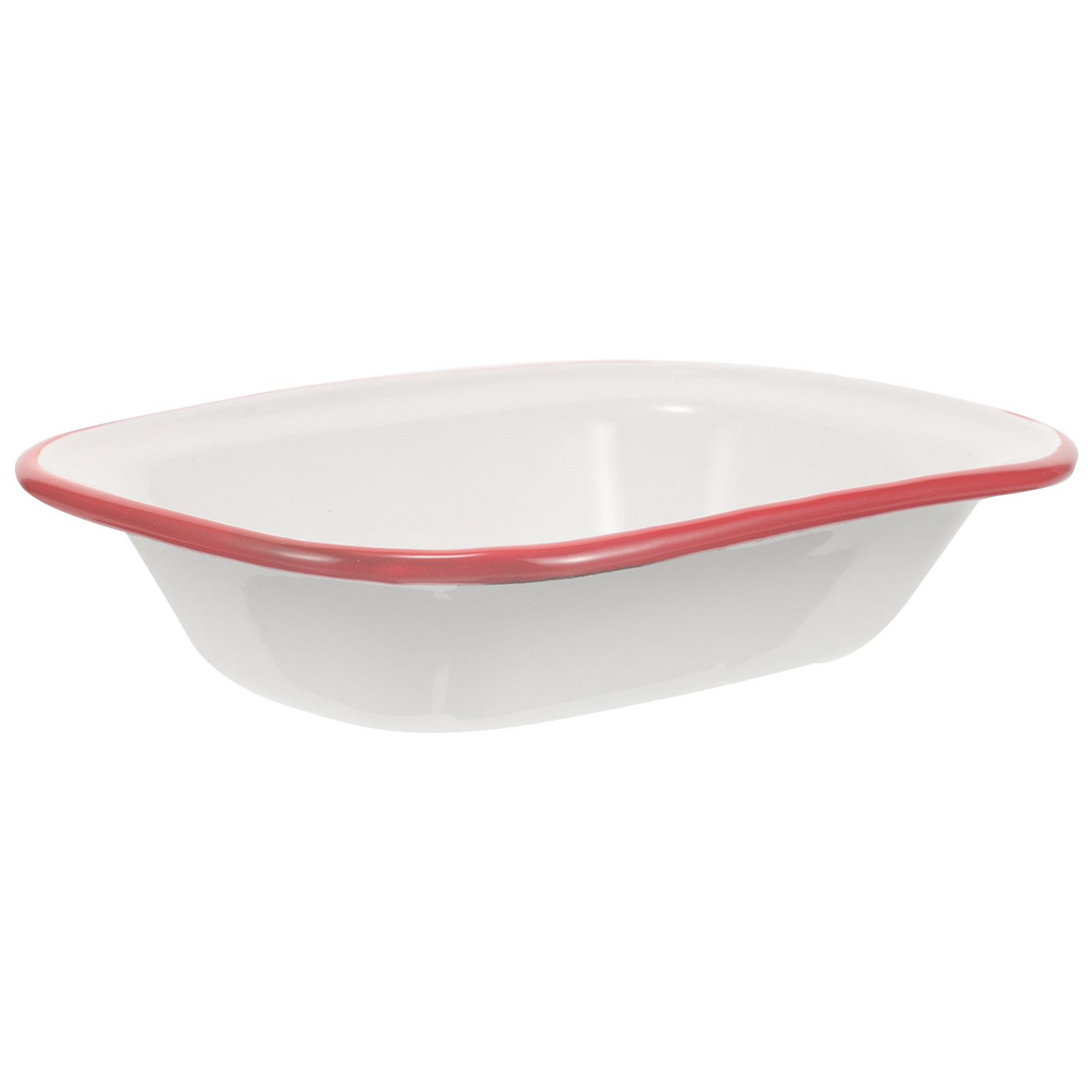 Kitchen Baking Pan Storage - Enamel Baking Tray Rectangular Heat-Resistant Non-Stick