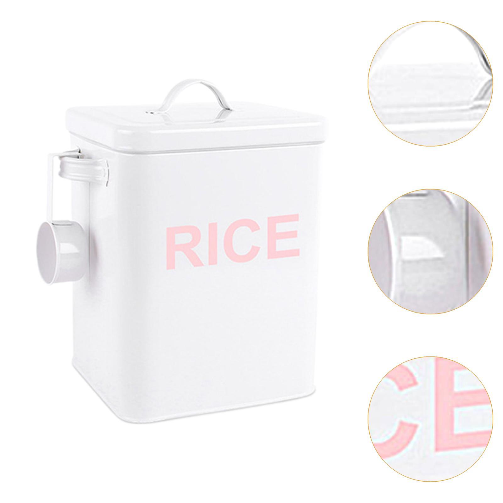 Kitchen Baking Pantry - Sealed Metal Rice Storage Box with