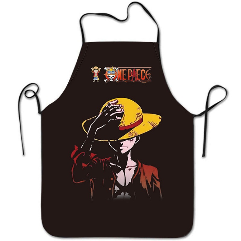 One Pieces Luffy Apron Printed - Kitchen Baking Items ulasan dan harga