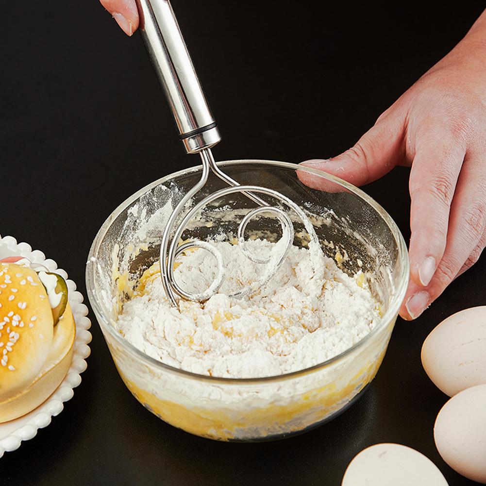 Dough Whisk Bread Mixer Stainl - Bread Baking Kitchen Utensils ulasan dan harga