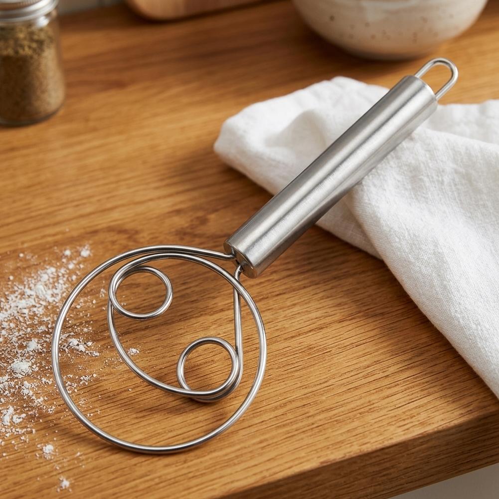 Dough Whisk Bread Mixer Stainl - Bread Baking Kitchen Utensils ulasan dan harga