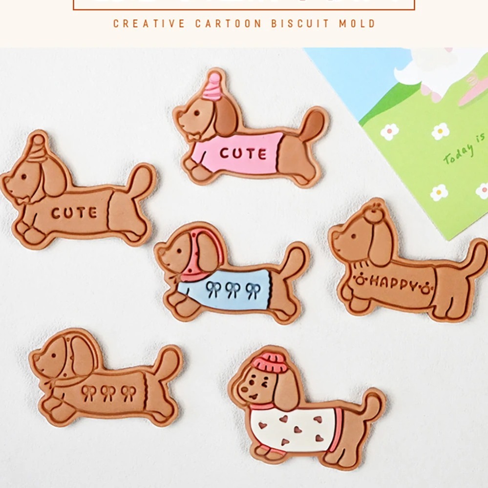 Cookie Mold Stamp Cartoon Saus - Kitchen Baking Items ulasan dan harga