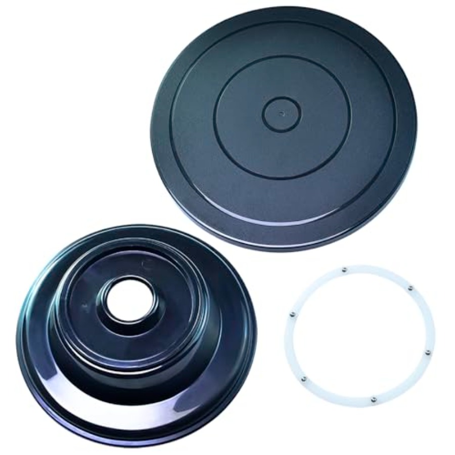 1 PCS Cake Turntable Black 11' - Decorating Tip Set ulasan dan harga