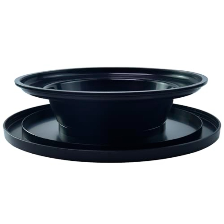 1 PCS Cake Turntable Black 11' - Decorating Tip Set ulasan dan harga