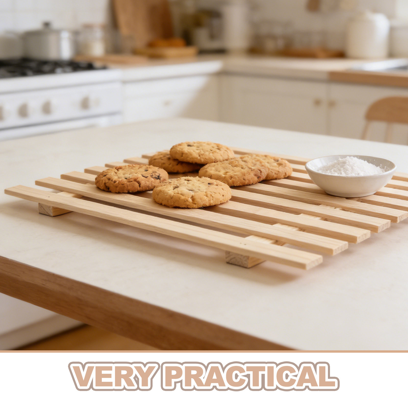 Bread Wood Crates Set of 3 Rus - Kitchen Baking Pantry ulasan dan harga