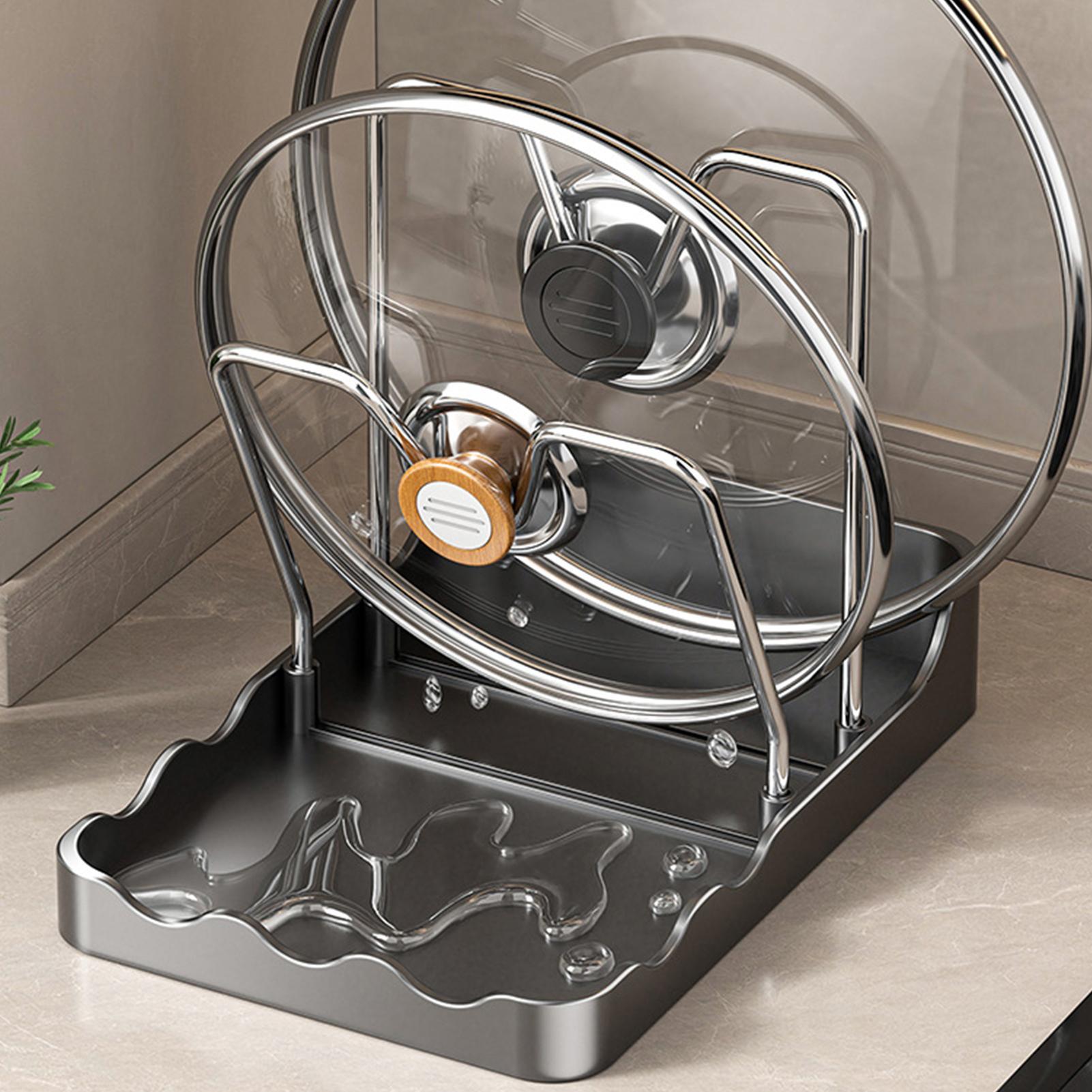 Pot Lid Organizer Vertical Spo - Kitchen Baking Pantry ulasan dan harga