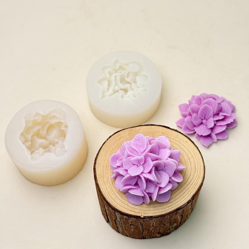 ●Hydrangea Flower Silicone Mol - Kitchen Baking Items ulasan dan harga