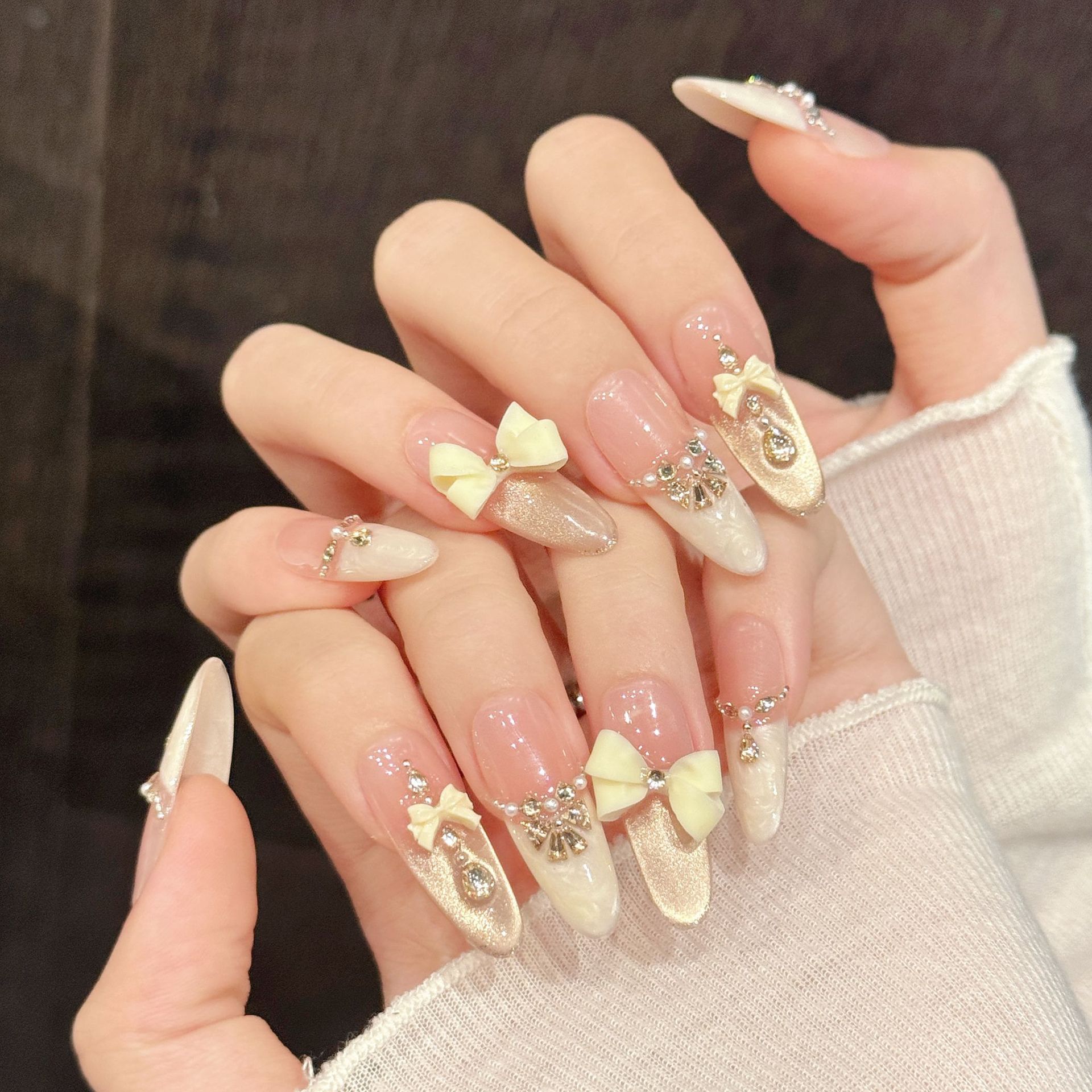 10pcs Handmade Press On Nails  - Decorating Tip Set ulasan dan harga