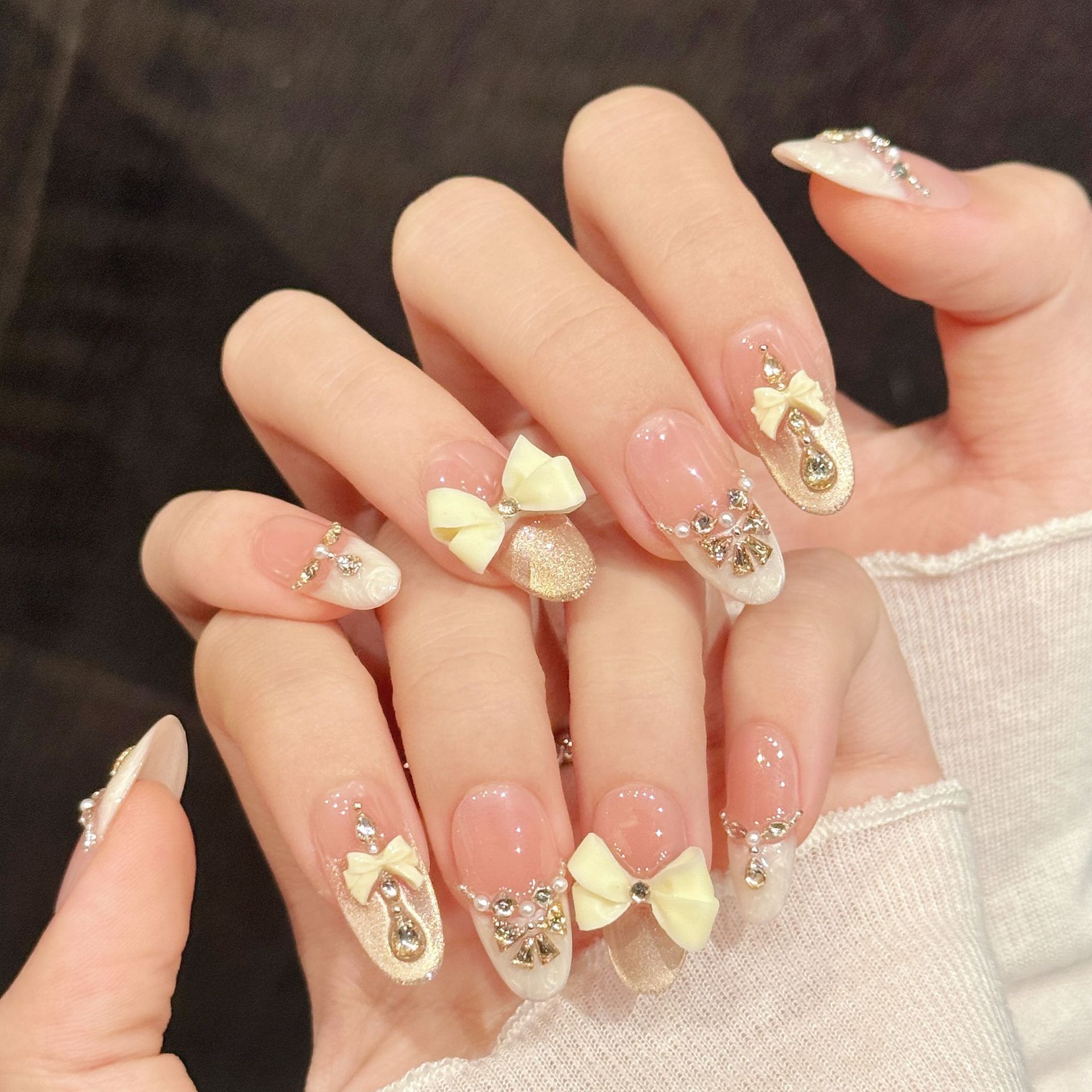10pcs Handmade Press On Nails  - Decorating Tip Set ulasan dan harga