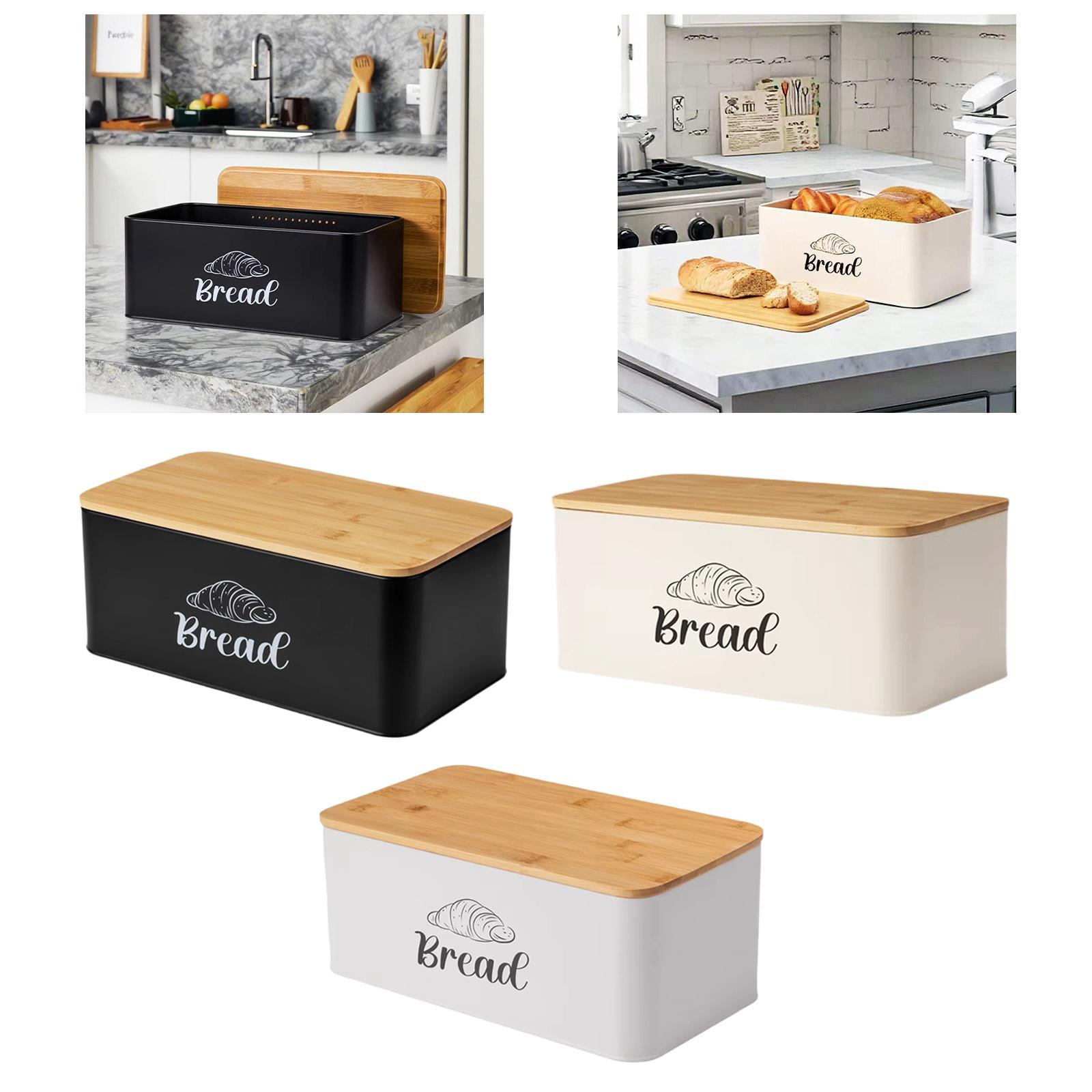 Bread Box for Kitchen Countert - Kitchen Baking Pantry ulasan dan harga