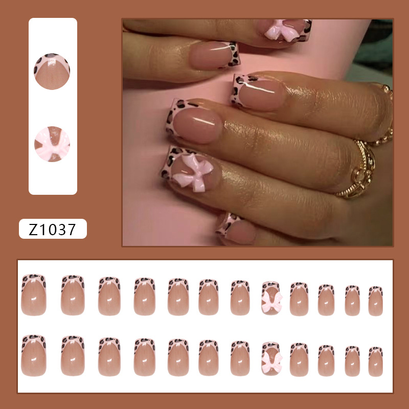 Pink Leopard Print French Tip  - Decorating Tip Set ulasan dan harga