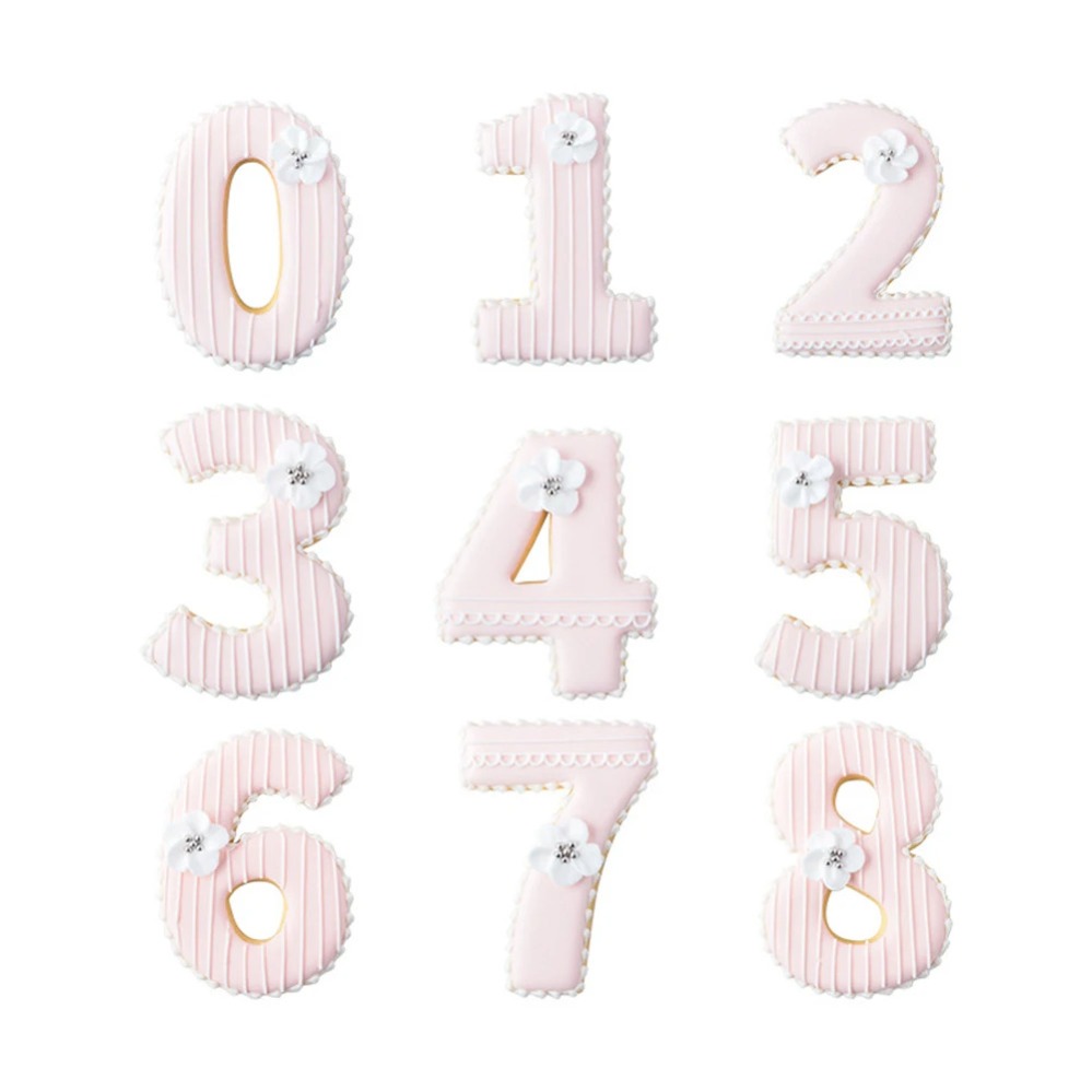 Large Numbers Cookie Cutters B - Kitchen Baking Items ulasan dan harga