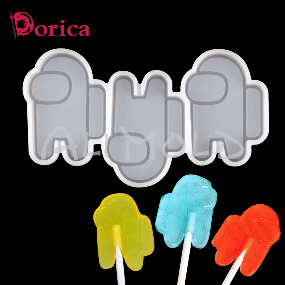 3 Cell Robot Shape Epoxy Silic - Kitchen Robot Baking ulasan dan harga