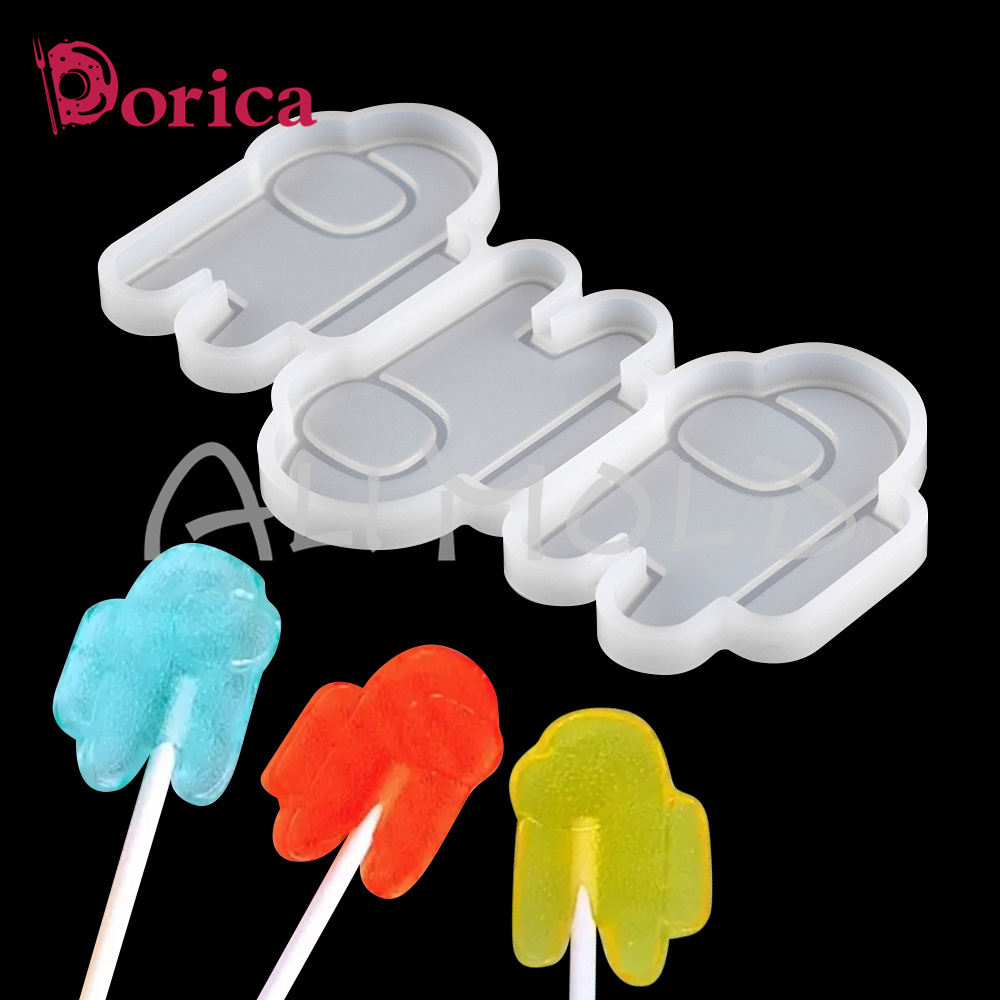 3 Cell Robot Shape Epoxy Silic - Kitchen Robot Baking ulasan dan harga