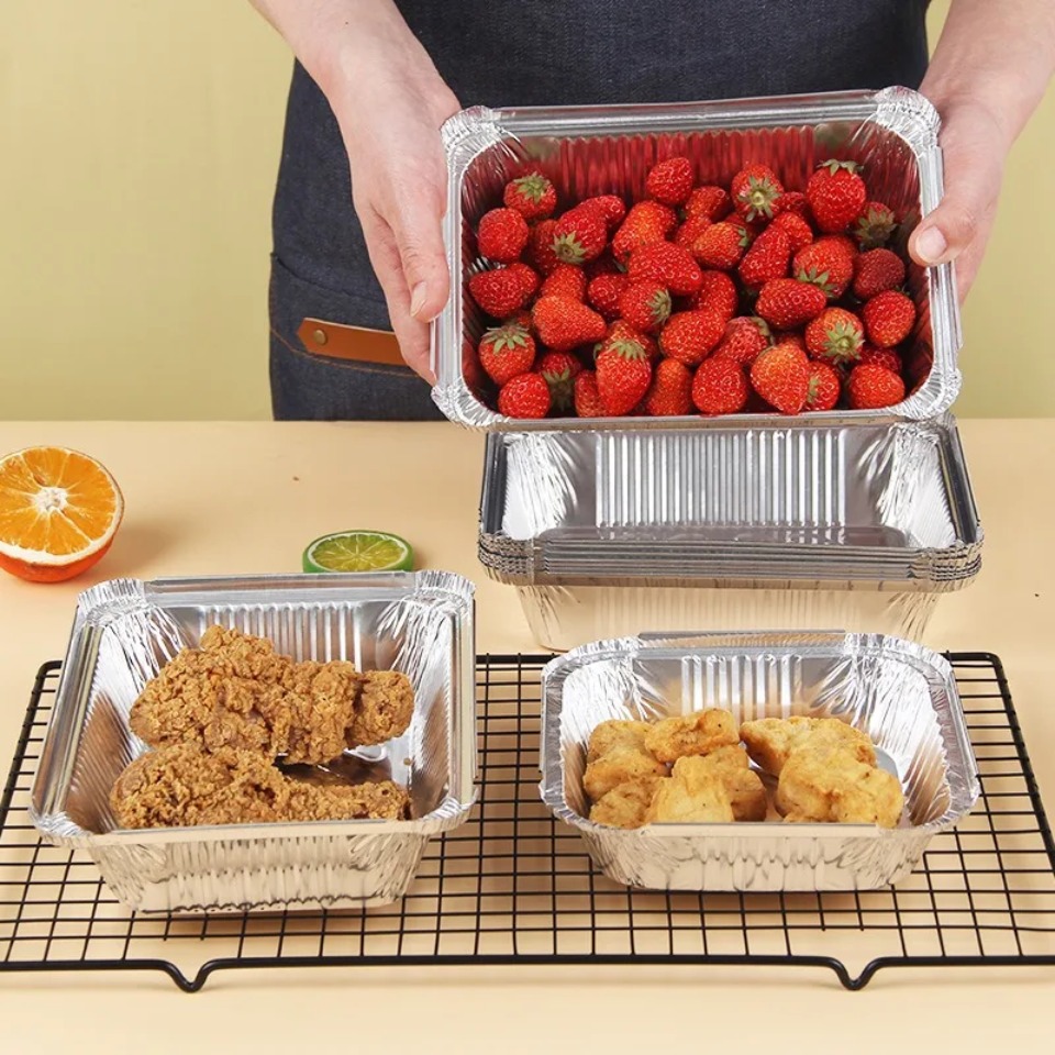 10/20PCS Disposable Aluminum F - Kitchen Baking Pan Storage ulasan dan harga
