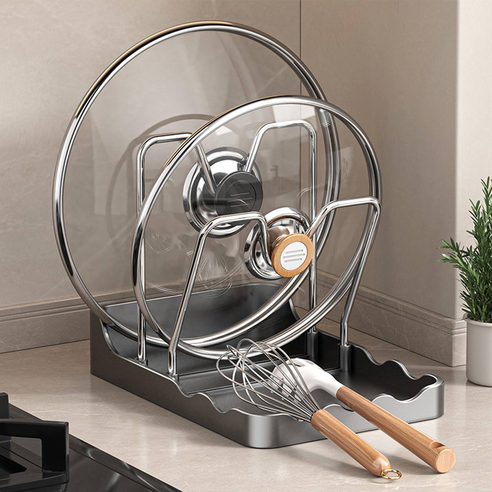 Pan Lid Organizer Vertical Spo - Kitchen Baking Pantry ulasan dan harga