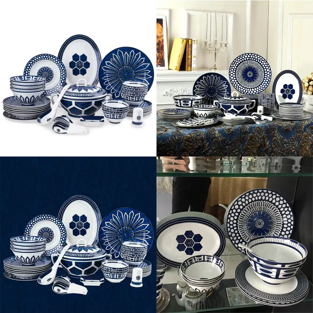 58 Pcs Dinnerware Set Kitchen  - Kitchen Utensils ulasan dan harga