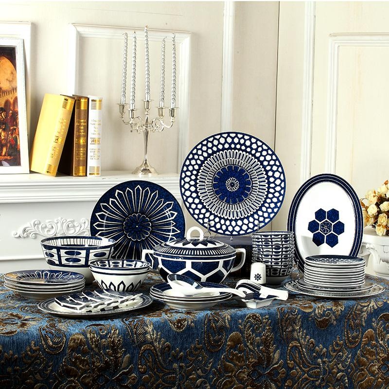 58 Pcs Dinnerware Set Kitchen  - Kitchen Utensils ulasan dan harga