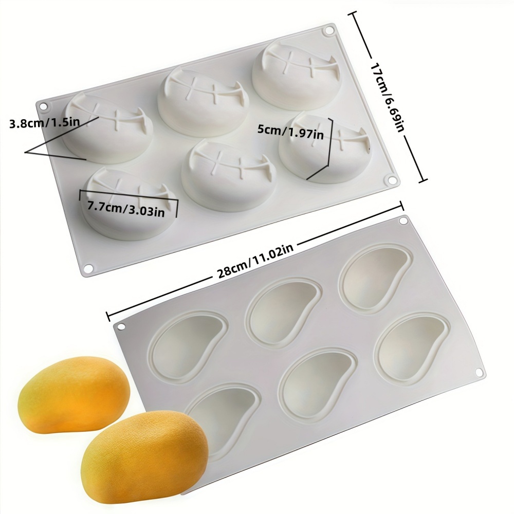 3D Mango Design Silicone Cake  - Kitchen Baking Items ulasan dan harga