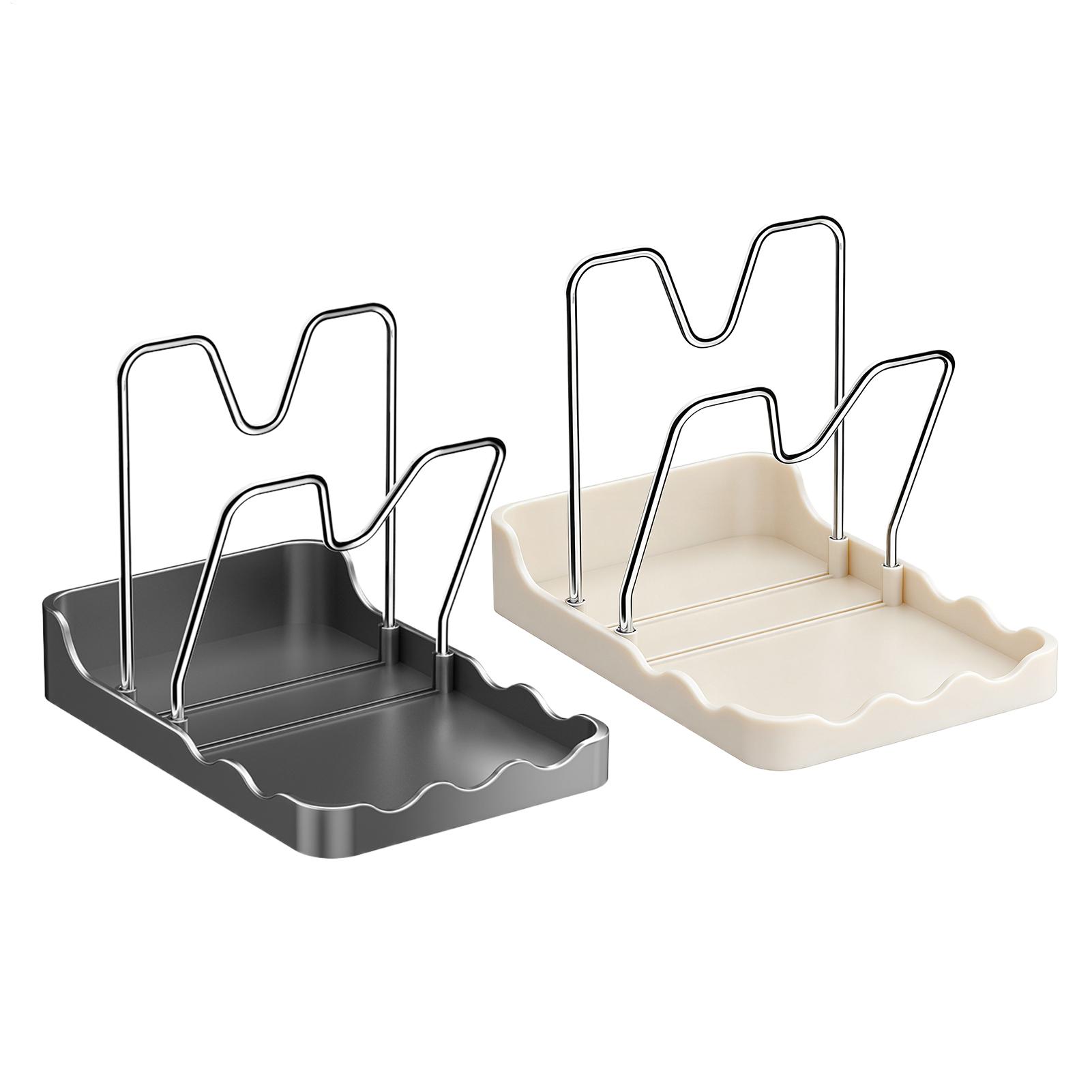 Pot Lid Rack Vertical Spoon St - Kitchen Baking Pantry ulasan dan harga