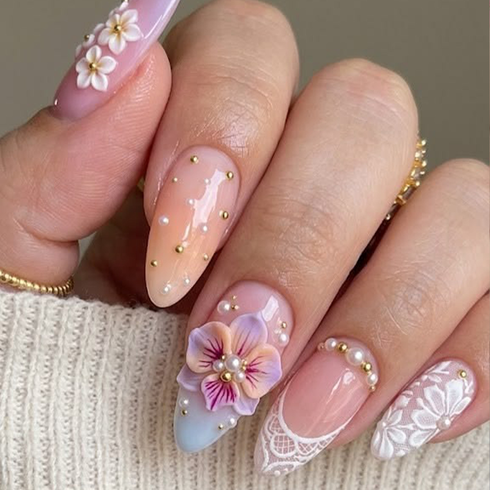 24Pcs Press on Nails Pink Grad - Decorating Tip Set ulasan dan harga